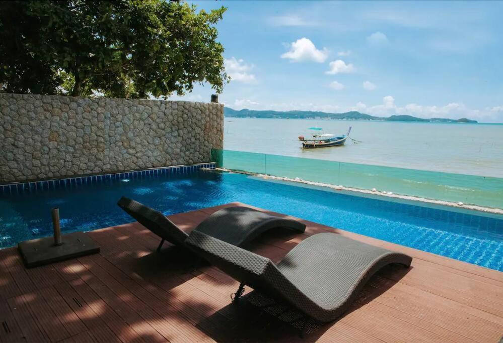 Beachfront Luxury Villa With Private Pool Ban Saiyuan Luaran gambar