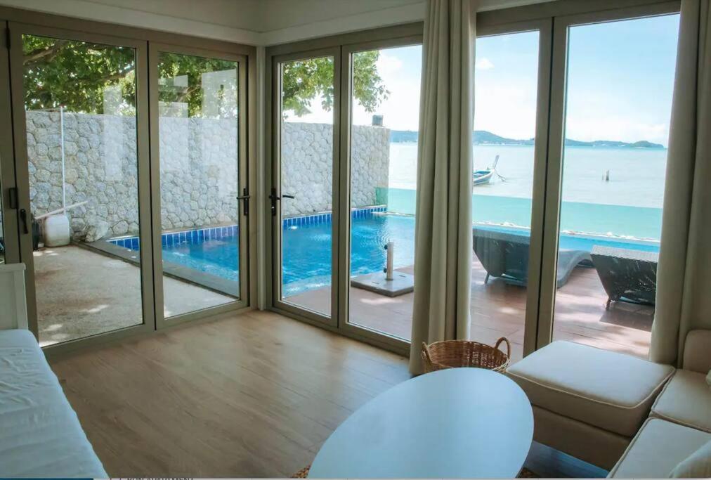 Beachfront Luxury Villa With Private Pool Ban Saiyuan Luaran gambar