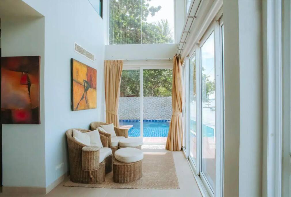 Beachfront Luxury Villa With Private Pool Ban Saiyuan Luaran gambar